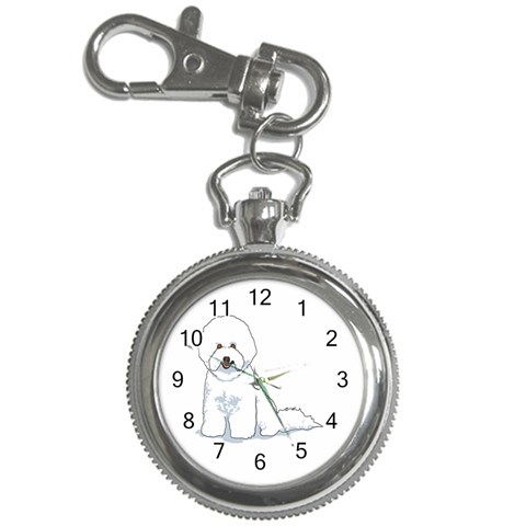 Bichon Frisé Key Chain Watch from ArtsNow.com Front