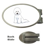 Bichon Frisé Money Clip (Oval)