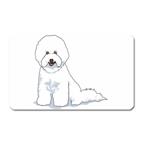 Bichon Frisé Magnet (Rectangular) from ArtsNow.com Front