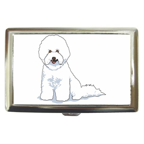 Bichon Frisé Cigarette Money Case from ArtsNow.com Front