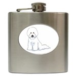 Bichon Frisé Hip Flask (6 oz)