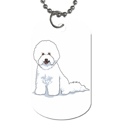 Bichon Frisé Dog Tag (Two Sides) from ArtsNow.com Front