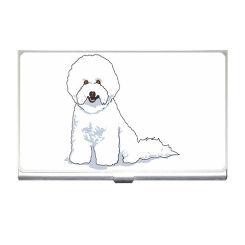 Bichon Frisé Business Card Holder from ArtsNow.com Front