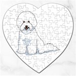 Bichon Frisé Jigsaw Puzzle (Heart)