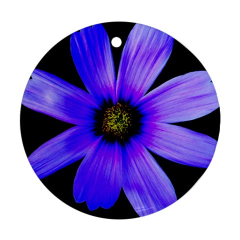 Purple Bloom Round Ornament from ArtsNow.com Front