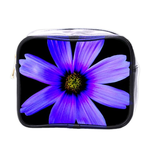 Purple Bloom Mini Travel Toiletry Bag (One Side) from ArtsNow.com Front