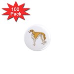 Borzoi 1  Mini Magnet (100 pack) 