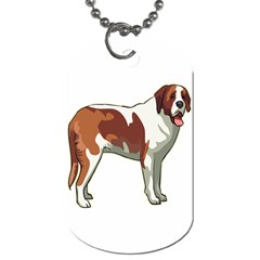 St. Bernard Dog Tag (Two Sides) from ArtsNow.com Front