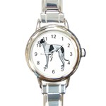 Whippet Round Italian Charm Watch