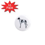 Whippet 1  Mini Magnet (10 pack) 