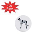 Whippet 1  Mini Button (100 pack) 