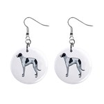 Whippet 1  Button Earrings