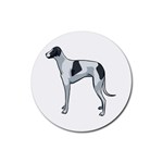 Whippet Rubber Coaster (Round)