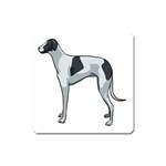 Whippet Magnet (Square)