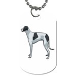 Whippet Dog Tag (One Side)