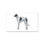 Whippet Sticker Rectangular (10 pack)