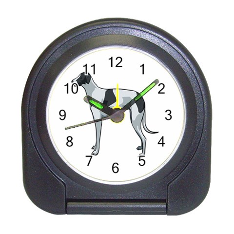 Whippet Travel Alarm Clock from ArtsNow.com Front