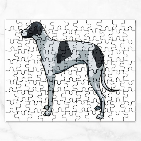 Whippet Jigsaw Puzzle (Rectangular) from ArtsNow.com Front