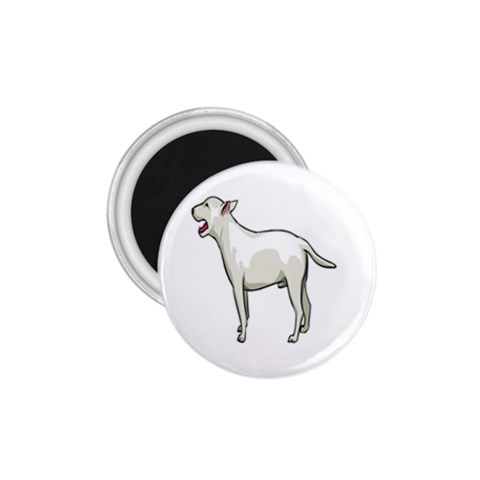 Bull Terrier 1.75  Magnet from ArtsNow.com Front