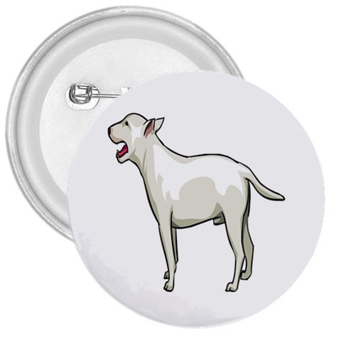 Bull Terrier 3  Button from ArtsNow.com Front