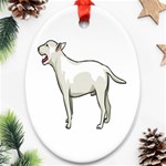 Bull Terrier Ornament (Oval)