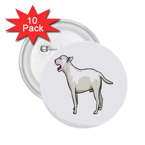 Bull Terrier 2.25  Button (10 pack) from ArtsNow.com Front