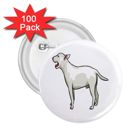 Bull Terrier 2.25  Button (100 pack) from ArtsNow.com Front