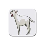 Bull Terrier Rubber Coaster (Square)