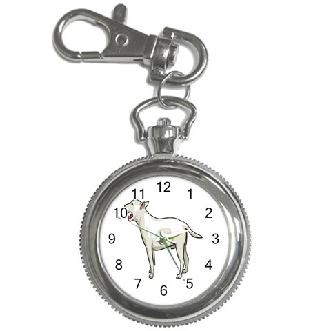 Bull Terrier Key Chain Watch from ArtsNow.com Front