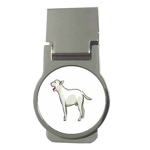 Bull Terrier Money Clip (Round) from ArtsNow.com Front