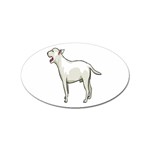 Bull Terrier Sticker (Oval)