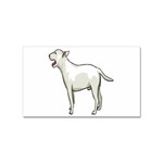 Bull Terrier Sticker (Rectangular)