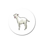 Bull Terrier Magnet 3  (Round)