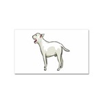 Bull Terrier Sticker Rectangular (10 pack)