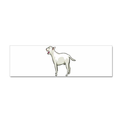 Bull Terrier Sticker Bumper (10 pack) from ArtsNow.com Front