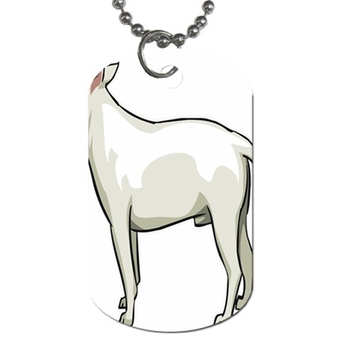 Bull Terrier Dog Tag (Two Sides) from ArtsNow.com Back