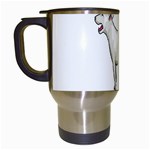 Bull Terrier Travel Mug (White)