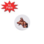 German Shepherd 1  Mini Button (10 pack) 