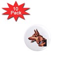 German Shepherd 1  Mini Magnet (10 pack) 