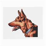 German Shepherd Glasses Cloth