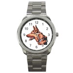 German Shepherd Sport Metal Watch