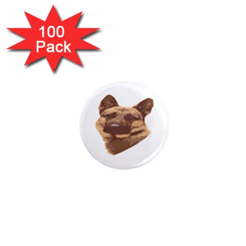 German Shepherd 1  Mini Magnet (100 pack)  from ArtsNow.com Front