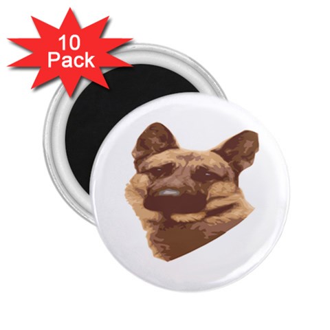 German Shepherd 2.25  Magnet (10 pack) from ArtsNow.com Front