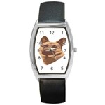 German Shepherd Barrel Style Metal Watch