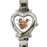 German Shepherd Heart Italian Charm Watch