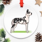 Great Dane Ornament (Round)