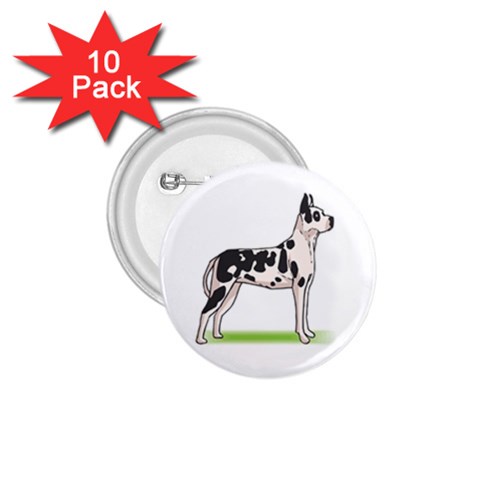 Great Dane 1.75  Button (10 pack)  from ArtsNow.com Front