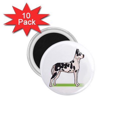 Great Dane 1.75  Magnet (10 pack)  from ArtsNow.com Front