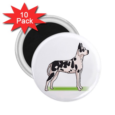 Great Dane 2.25  Magnet (10 pack) from ArtsNow.com Front