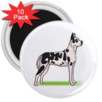 Great Dane 3  Magnet (10 pack)